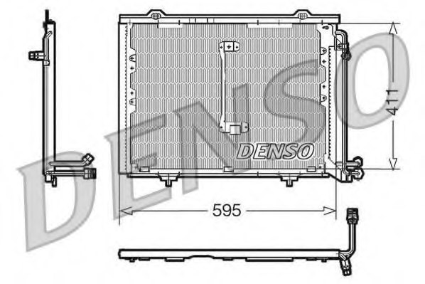 DENSO DCN17013 Condenser, air conditioning